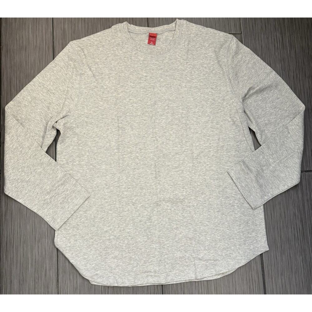 Target Men’s Gray Long Sleeve T-shirt Size XL Cotton Lightweight